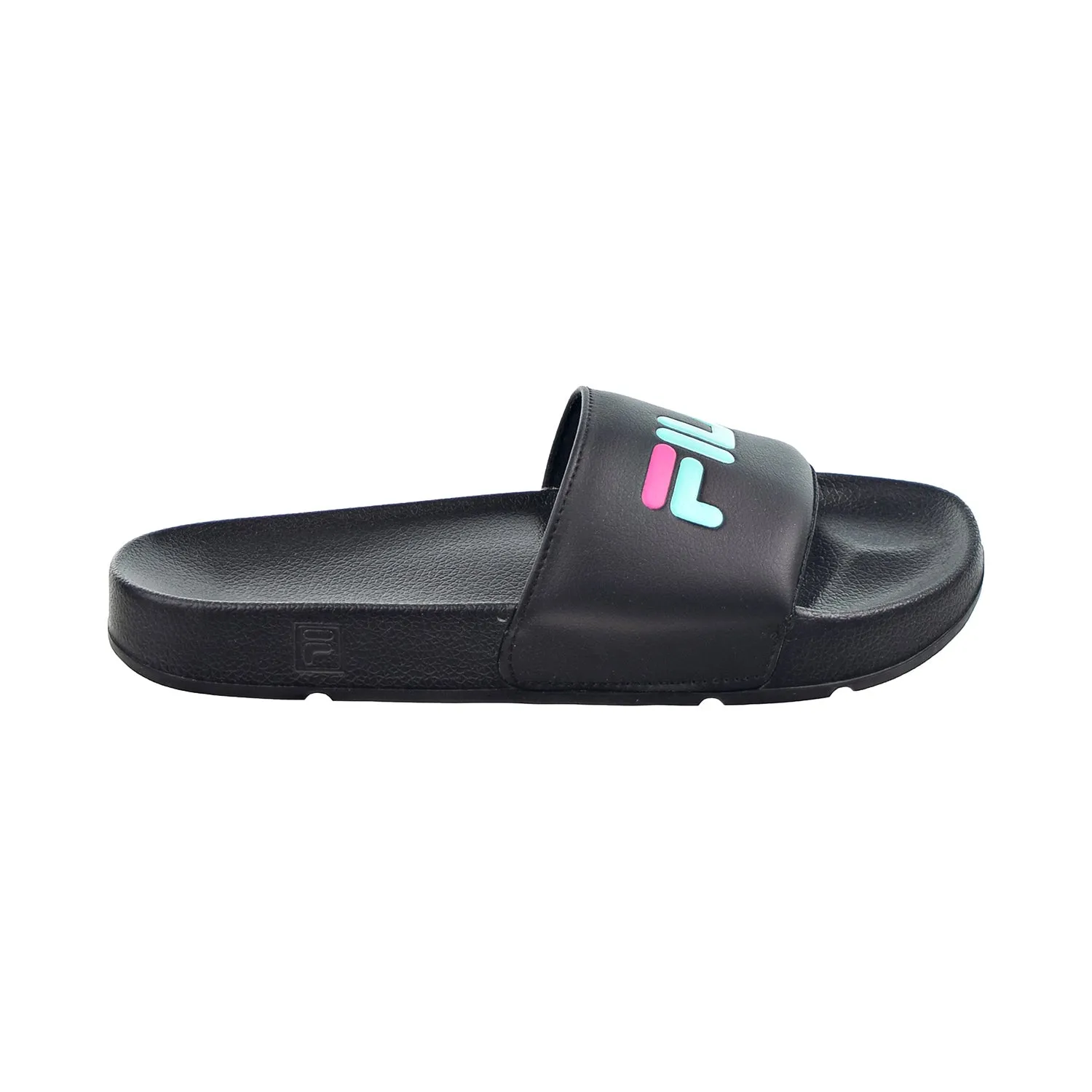 Qvc Slippers Fila Drifter Women's Slide Sandals Black-Cockatoo-Magenta