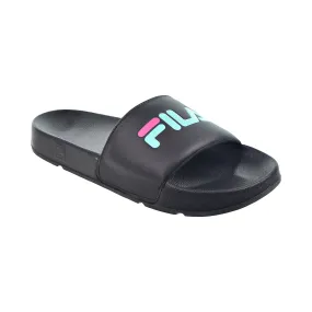 Https://kowear.com/ariat-slippers Fila Drifter Women's Slide Sandals Black-Cockatoo-Magenta