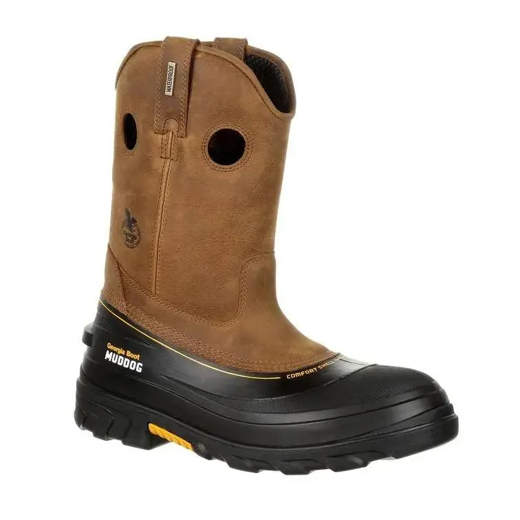 Georgia Boot Muddog Composite Toe Waterproof Work Wellington GB00243 Best All Leather Work Boots