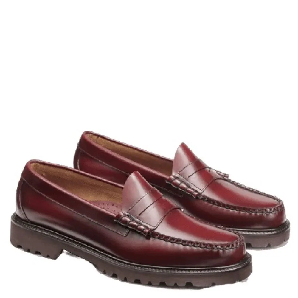 Khakis And Loafers G.H. Bass Men's Larson Lug Weejuns Loafer in Wine