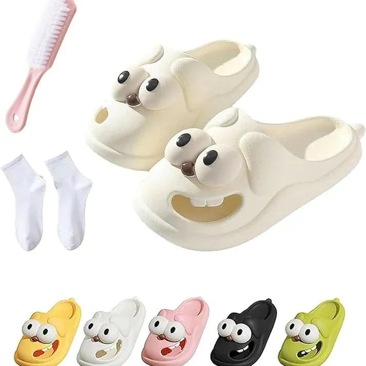 Fur Slides STICKY CARTOON SLIPPER