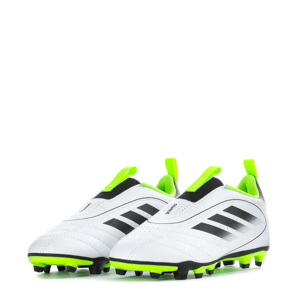 Goletto IX LL FG/MG - Kids Green White Soccer Cleats