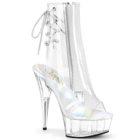 DELIGHT-1018C Pleaser Clear Sexy Platform Shoes (Pole Dancing Heels) Asics Running Shoes With High Arch Support