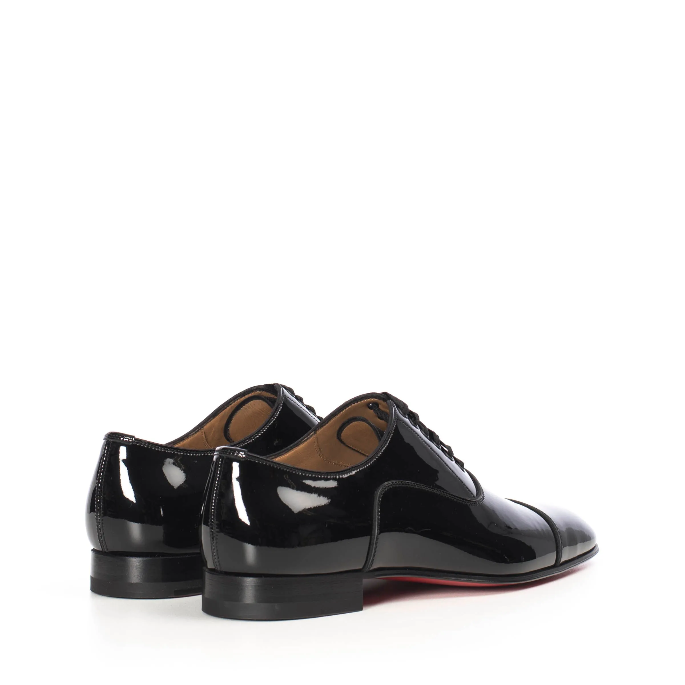 Men Shoes Dress Greggo Oxfords Shoes In Black Patent Leather