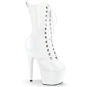 ADORE-1040WR-HG Pleaser White Holo Patent Sexy Platform Shoes (Pole Dancing Heels) Best Asics Carbon Running Shoes