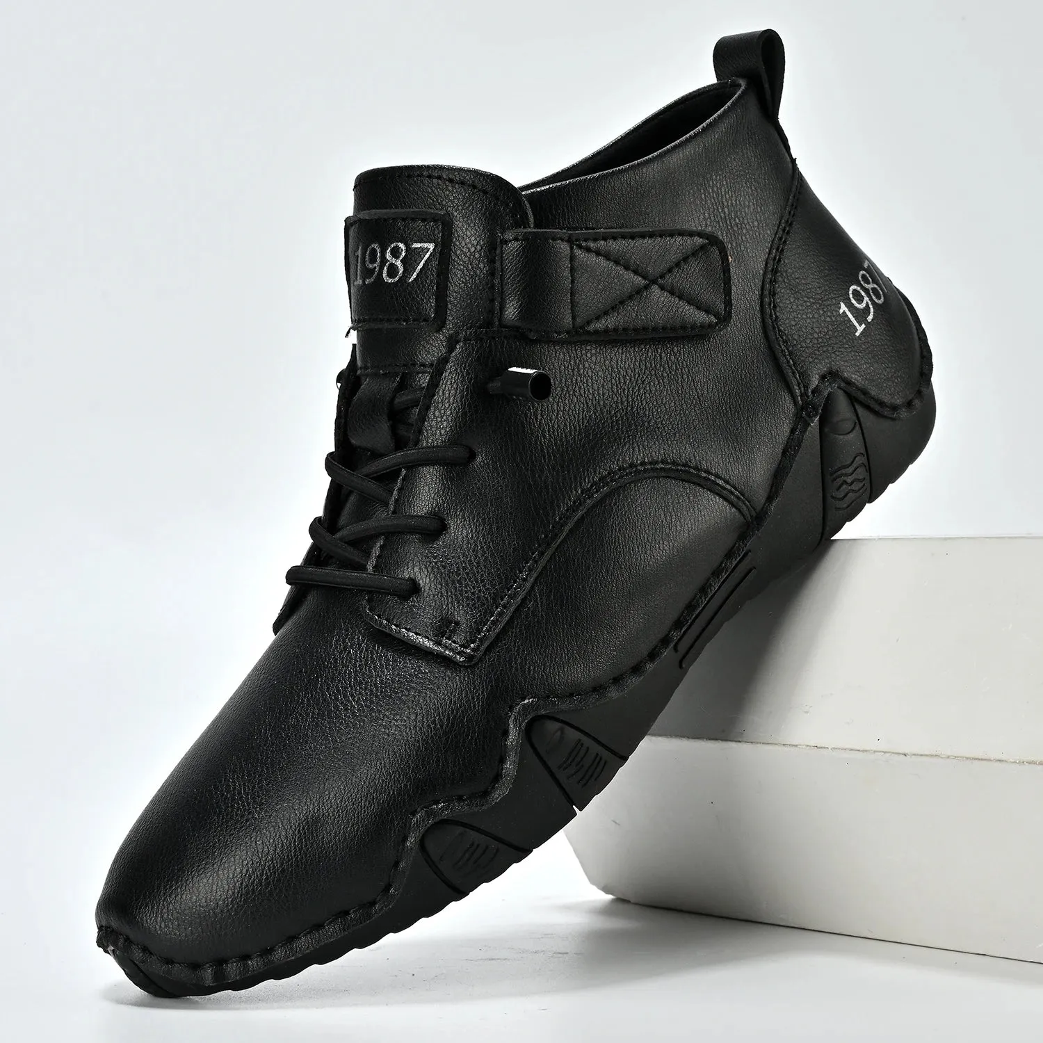 Best New Work Boots Handmade Men Soft Leather Ankle Sneakers/Work Boots/Outdoor
