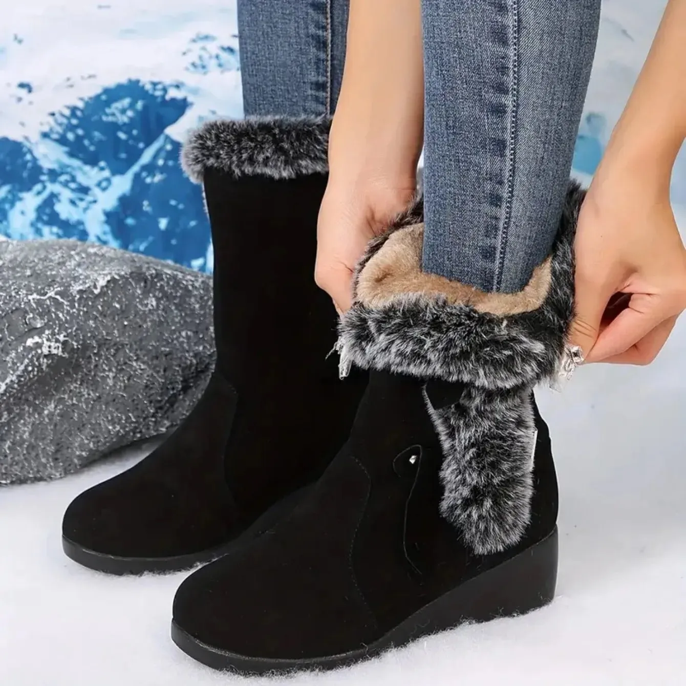 Snow Boots Slip Resistant Fashion Comfortable warm Modern Boots