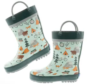 Size 8: Stephen Joseph OUTDOOR Rain Boots NEW Chelsea Boots Wide Width