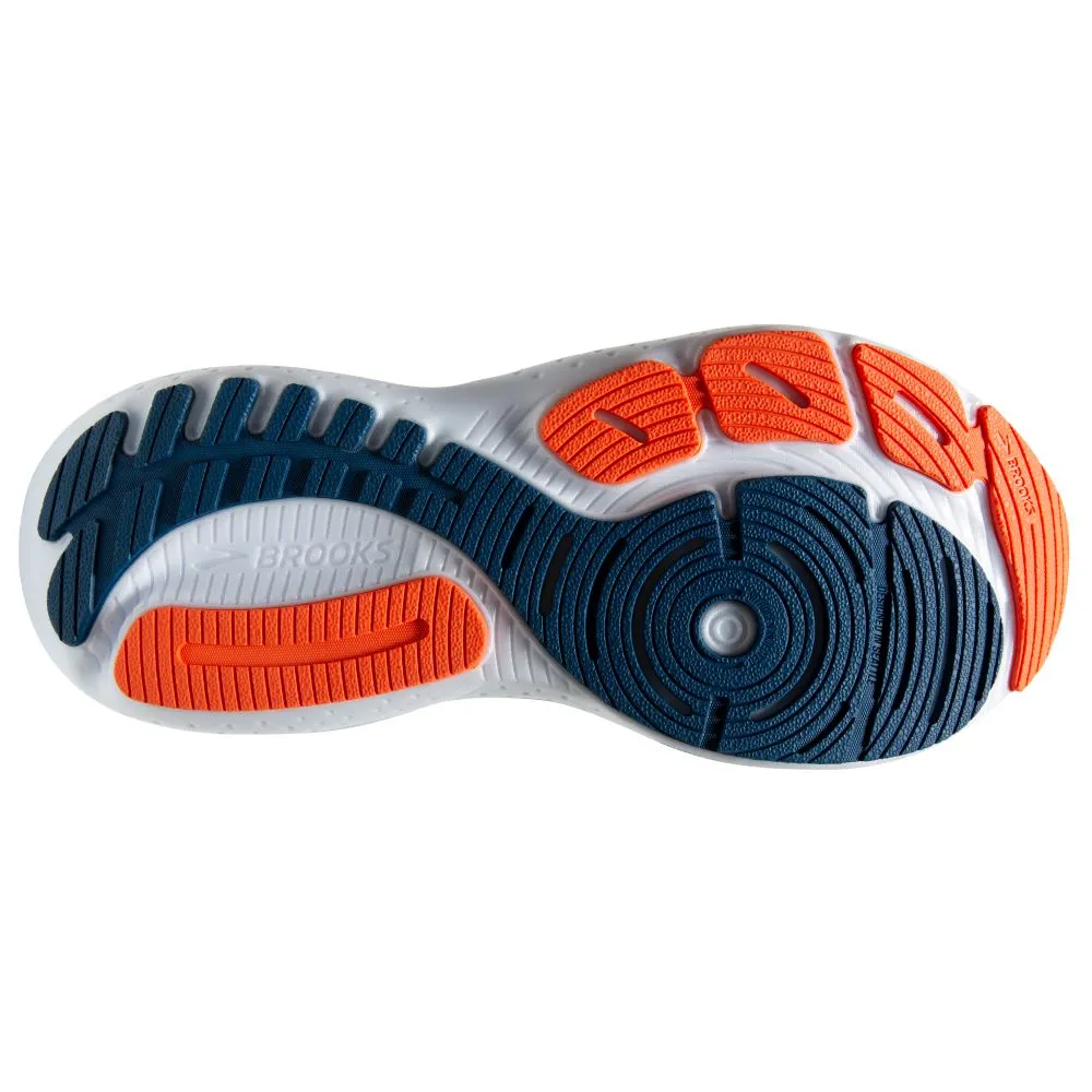 'Brooks' Men's Glycerin GTS 21 - Blue Opal / Black / Nasturtium Pus In Boots