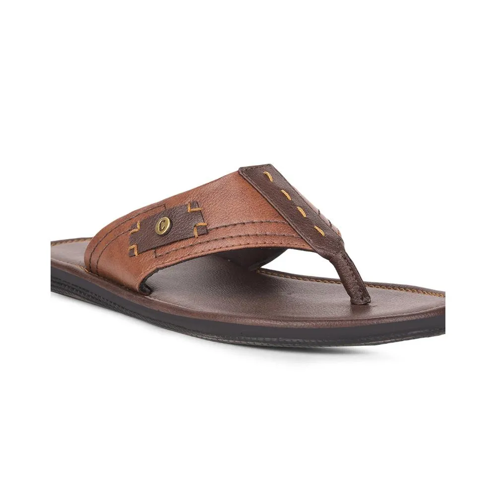 Coolers By Liberty AVN-112 Casual Slippers For Men - Tan Slippers Disposable