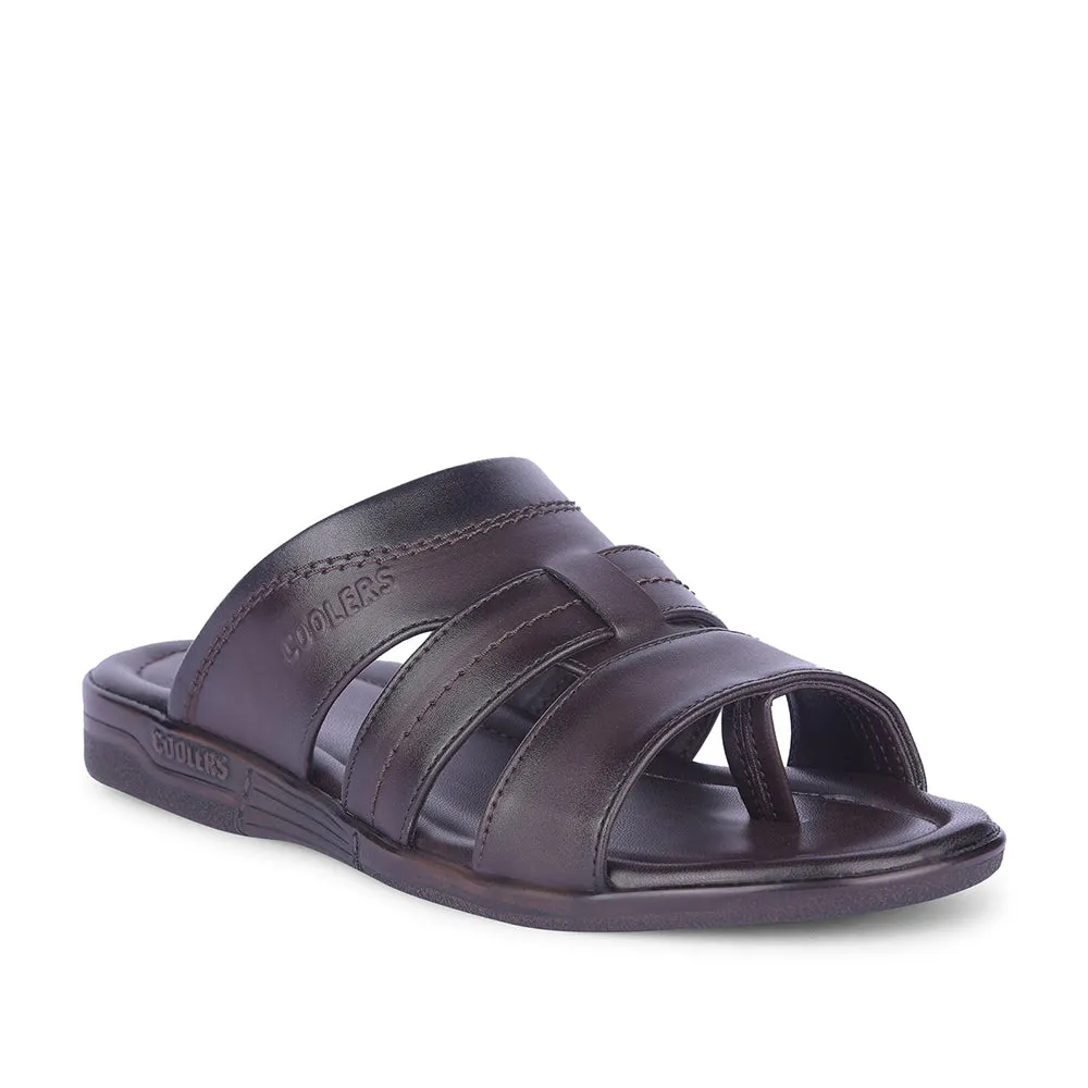 Healers By Liberty Mens ZUNAIRIO-E Brown Casual Slippers Ernie And Bert Slippers