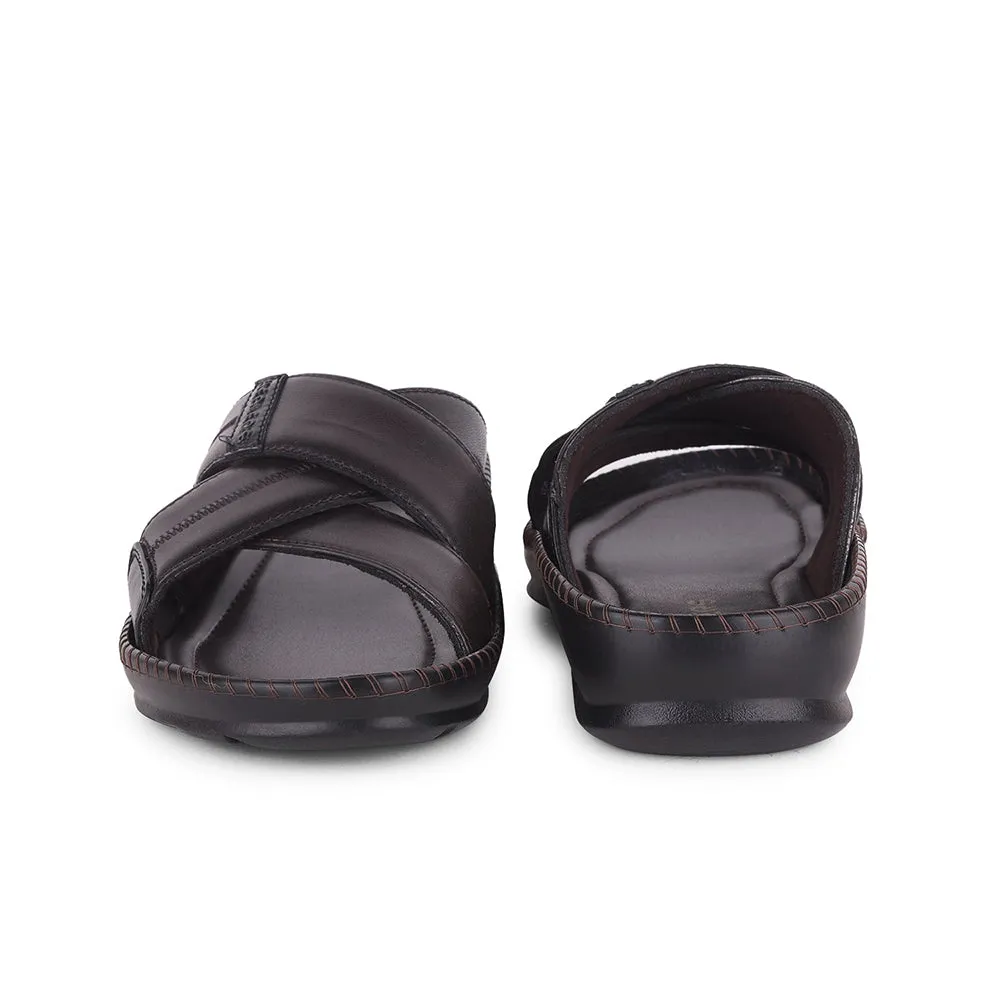 Healers Brown Casual Slippers For Men STARC-2E By Liberty Kurt Geiger Leopard Slippers