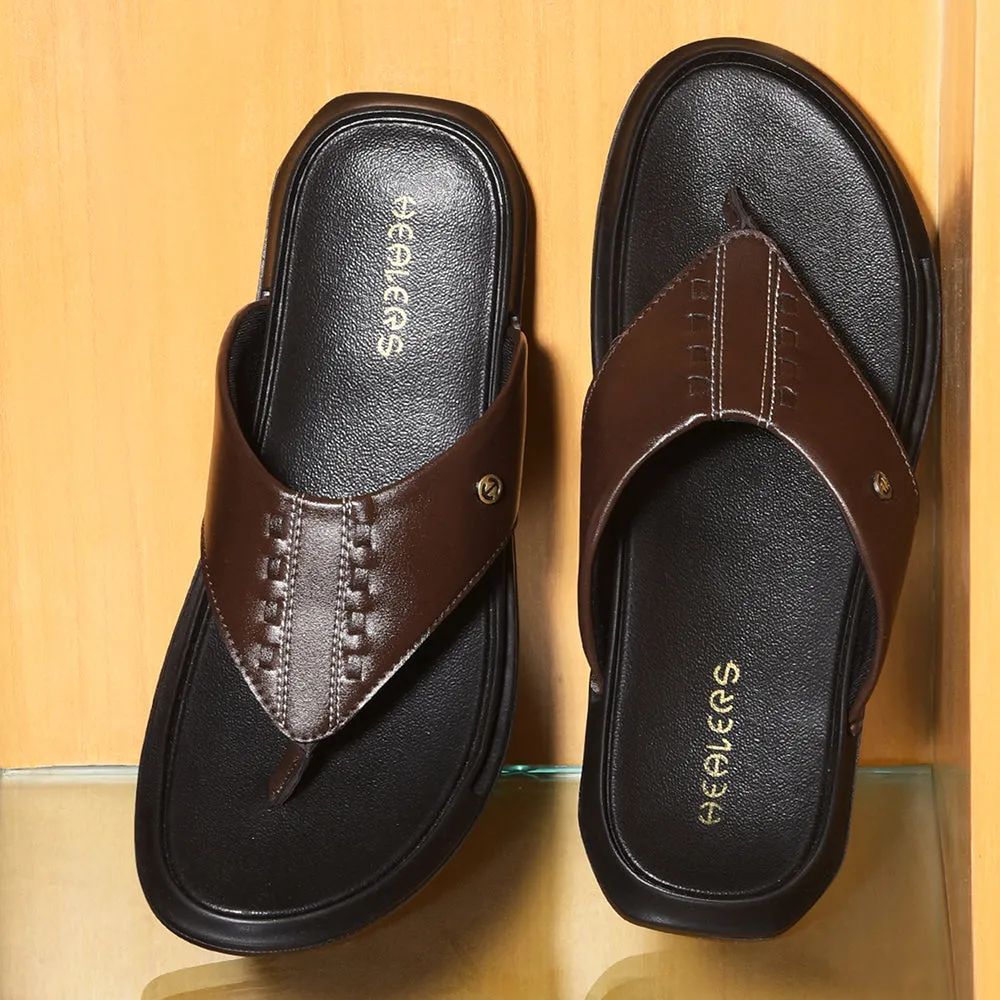 House Slippers Amazon Healers By Liberty AVN-107 Casual Slippers For Men - Brown