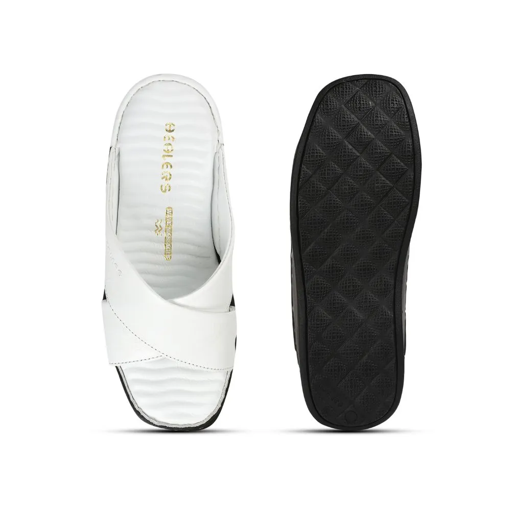 Inexpensive House Slippers Healers By Liberty Men 2191-700 White Casual Slippers