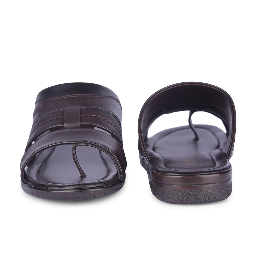 Healers By Liberty Mens ZUNAIRIO-E Brown Casual Slippers Slides Slate