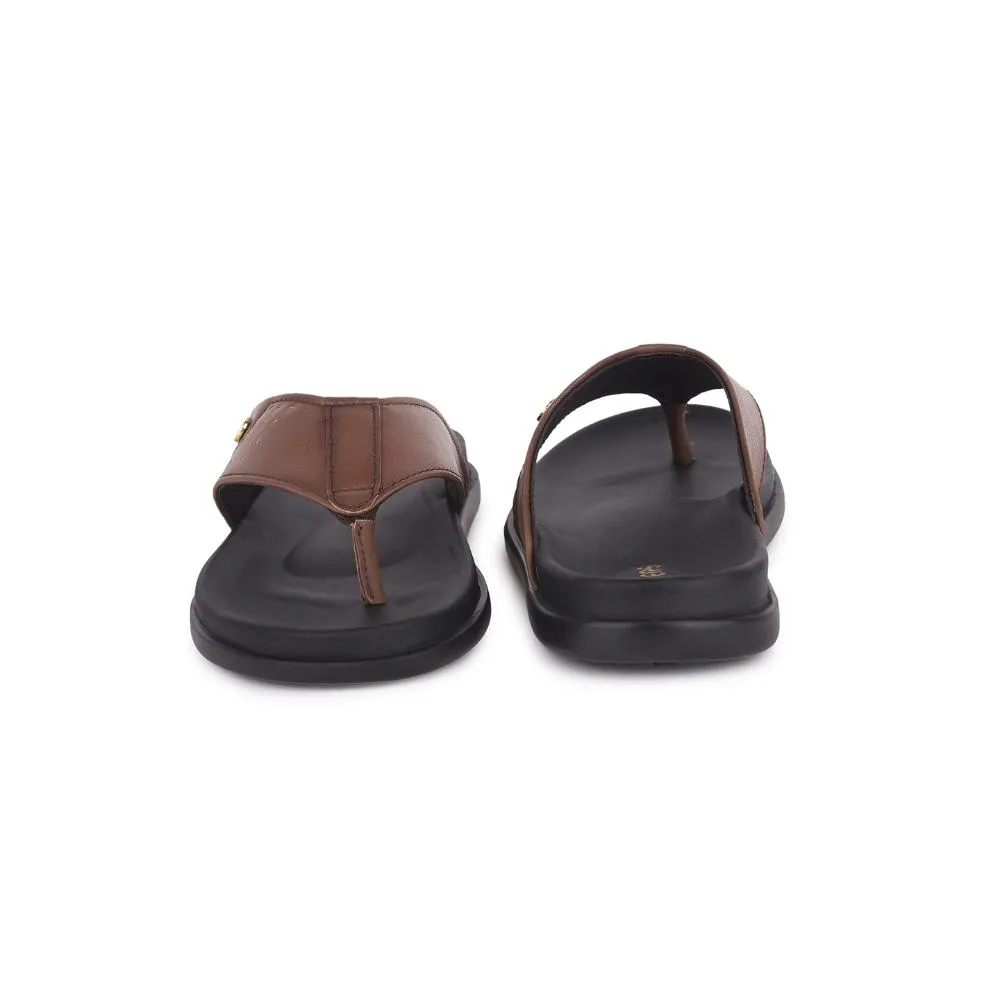 Polo Ralph Lauren Slippers Healers Casual Tan Slippers For Men LEEKS-1 By Liberty