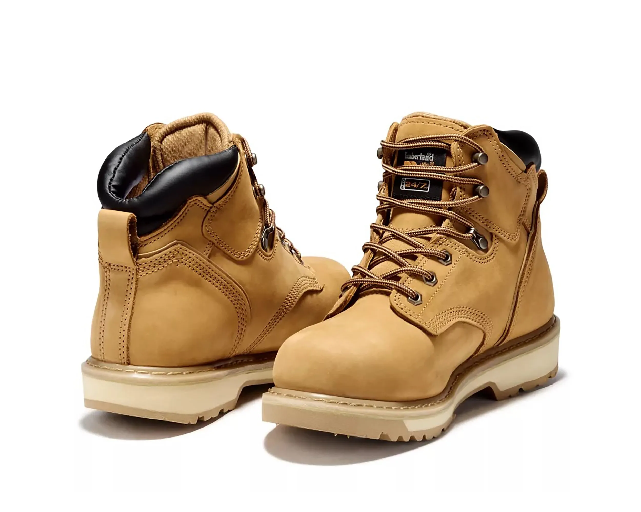Men`s Pit Boss 6" Steel Toe Work Boots Composite Toe Lace Up Work Boots