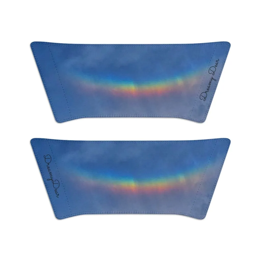 Dreamy Rainbow Toes Youth Slide Sandals w/ removable washable straps Sandals La Toc Location