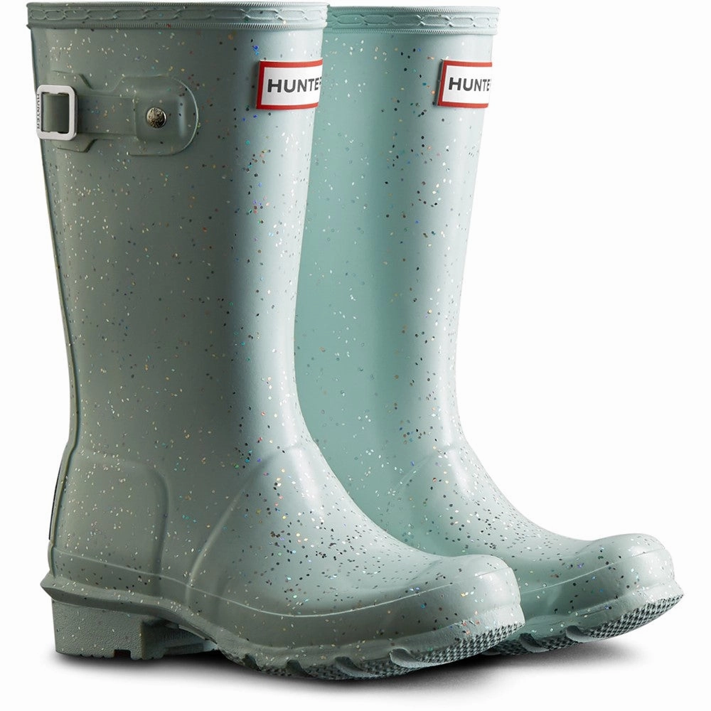 Rugged Walk Wind Shield Hunter Big Kids Giant Glitter Wellington Boots