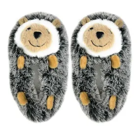 Hedge Hugs - Kids Fluffy House Slippers Shoes Checkerboard Slippers
