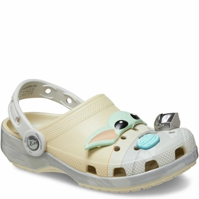 Toe Thong Crocs Kids Grogu Classic Clog