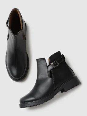 Solid Block Heels (Boots) Affordable Cowgirl Boots