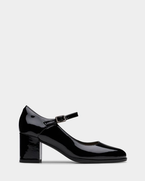 Casual Dress Shoes Freva55 Strap Black Patent