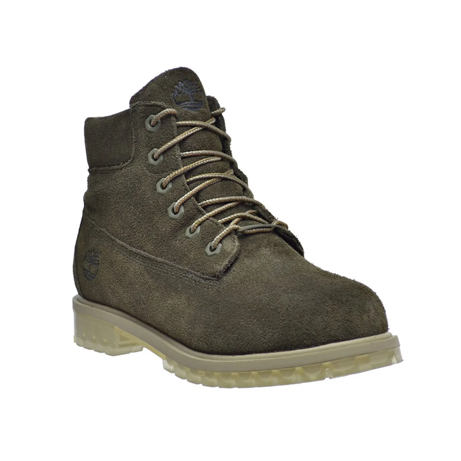 Adidas Hiking Boots Sale Timberland 6 Inch Big Kid's TPU Outsole Waterproof Suede Premium Boots Green