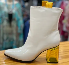 Rare Adidas Shoes Hip Hop Off White Patent  Boots