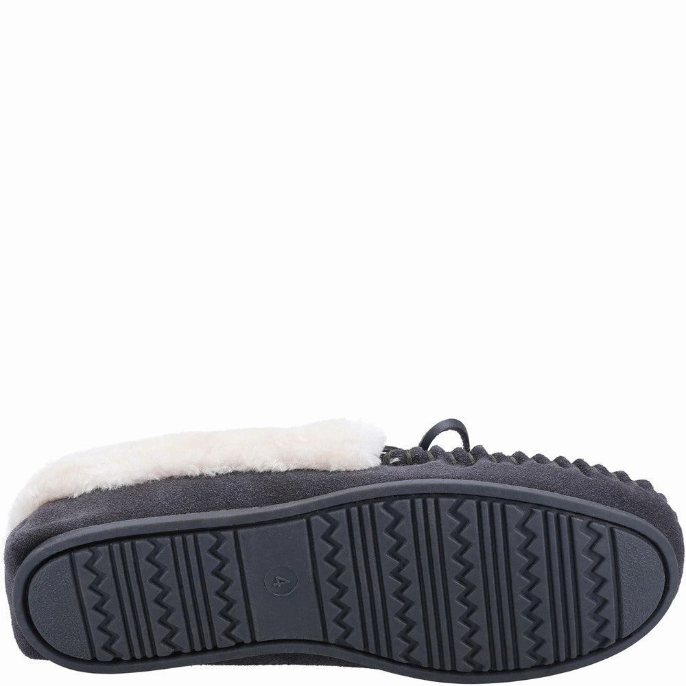 Cotswold Sopworth Moccasin Slipper Foot Support poolside style