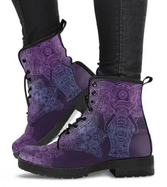 Best Snow Dog Boots HOT Skeleton Women Snow Ankle Boots Motorcycle Skull Pansy Low Heels Shoes