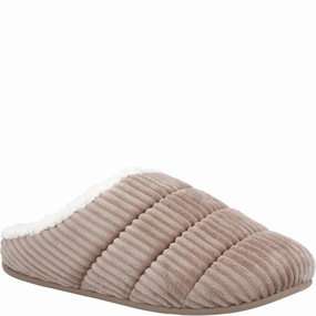 Fitflop Chrissie Corduroy Slippers RubberOutsole