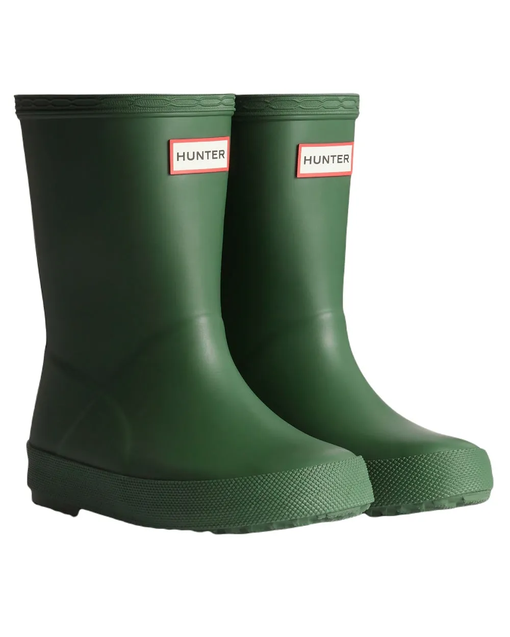 Winter Fuzzy Boots Hunter Kids First Classic Wellington Boots