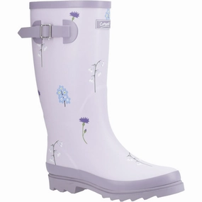 Cotswold Wildflower Tall Wellingtons Cold Day Wear