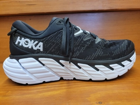 cushion - firm shoes running for self - discovery Hoka Gaviota 4  Black/White 1123198 BWHT & 1123200 BWHT