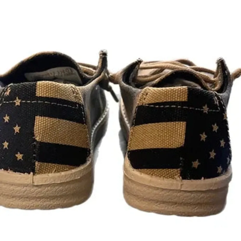 Youth kid's Gray & Tan Camo 'Lil Cade' Shoes Dsw Shoes Asics