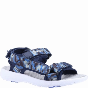 Shell Trim Hush Puppies Miles Quarter Strap Sandal
