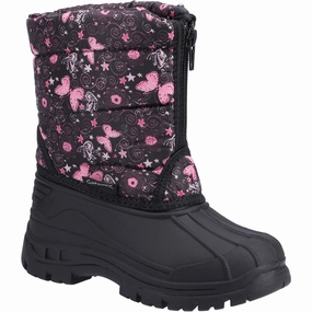 Cotswold Iceberg Zip Snow Boot Strong Sole Flexible Construction