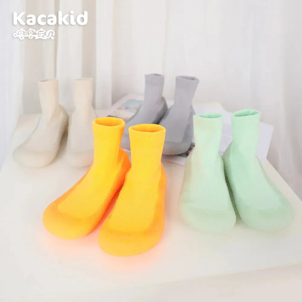 Slippers Eu Size Indoor Women Shoes Parent-child Rubber Sole Floor Shoes Girls Luminous Anti-slip Shoes Women Slippers Knit Booties for Gym Yoga