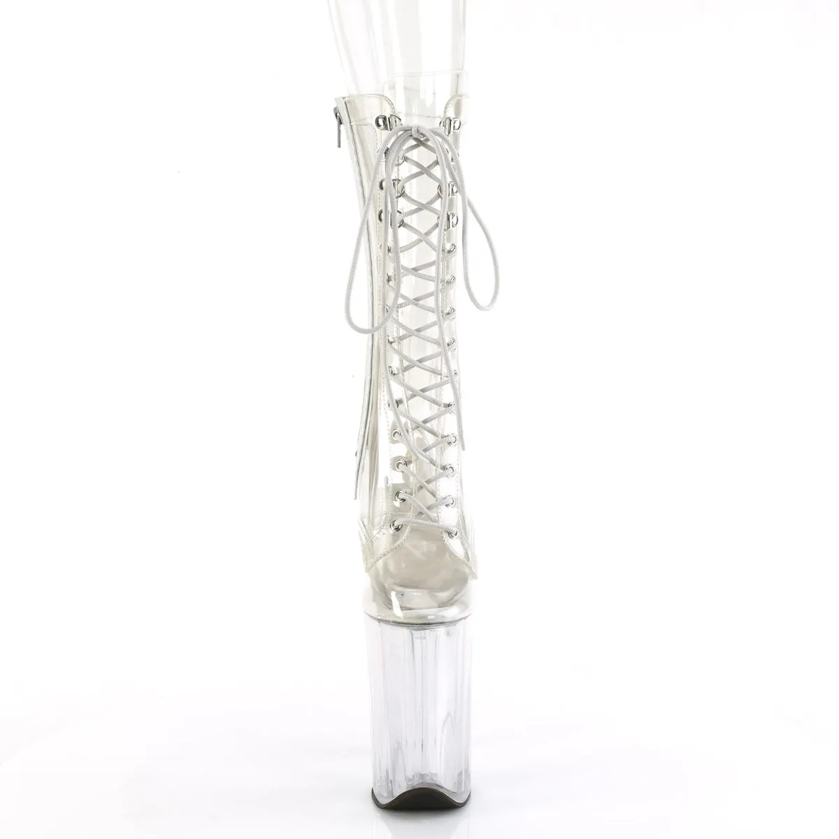 Highest Rated Asics Running Shoes INFINITY-1050C Pleaser Clear Sexy Platform Shoes (Pole Dancing Heels)