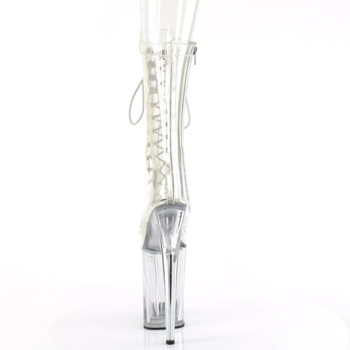 Asics Running Shoes Size 6 INFINITY-1050C Pleaser Clear Sexy Platform Shoes (Pole Dancing Heels)