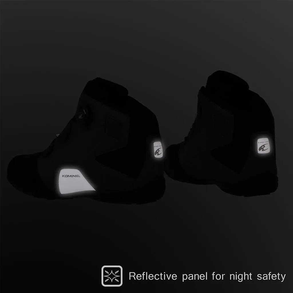 Adidas Running Shoes Traction Technology KOMINE BK-096 DIAL FIT WATERPROOF MOTORCYCLE RIDING SHOES