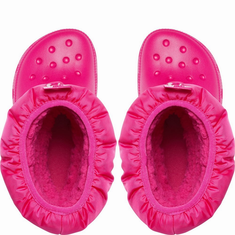 Crocs Toddler Classic Neo Puff Boot Animal Spot