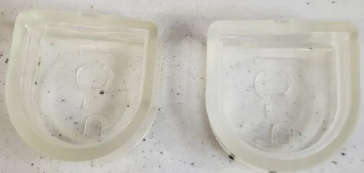 Asics Shoes Au Jaycee -- Women's Plastic Heel Protector -- Clear