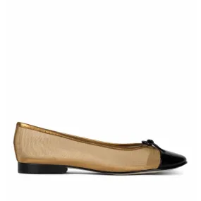 Jeffrey Campbell  Women's Releve Gold M Wide Feet Flat Shoes