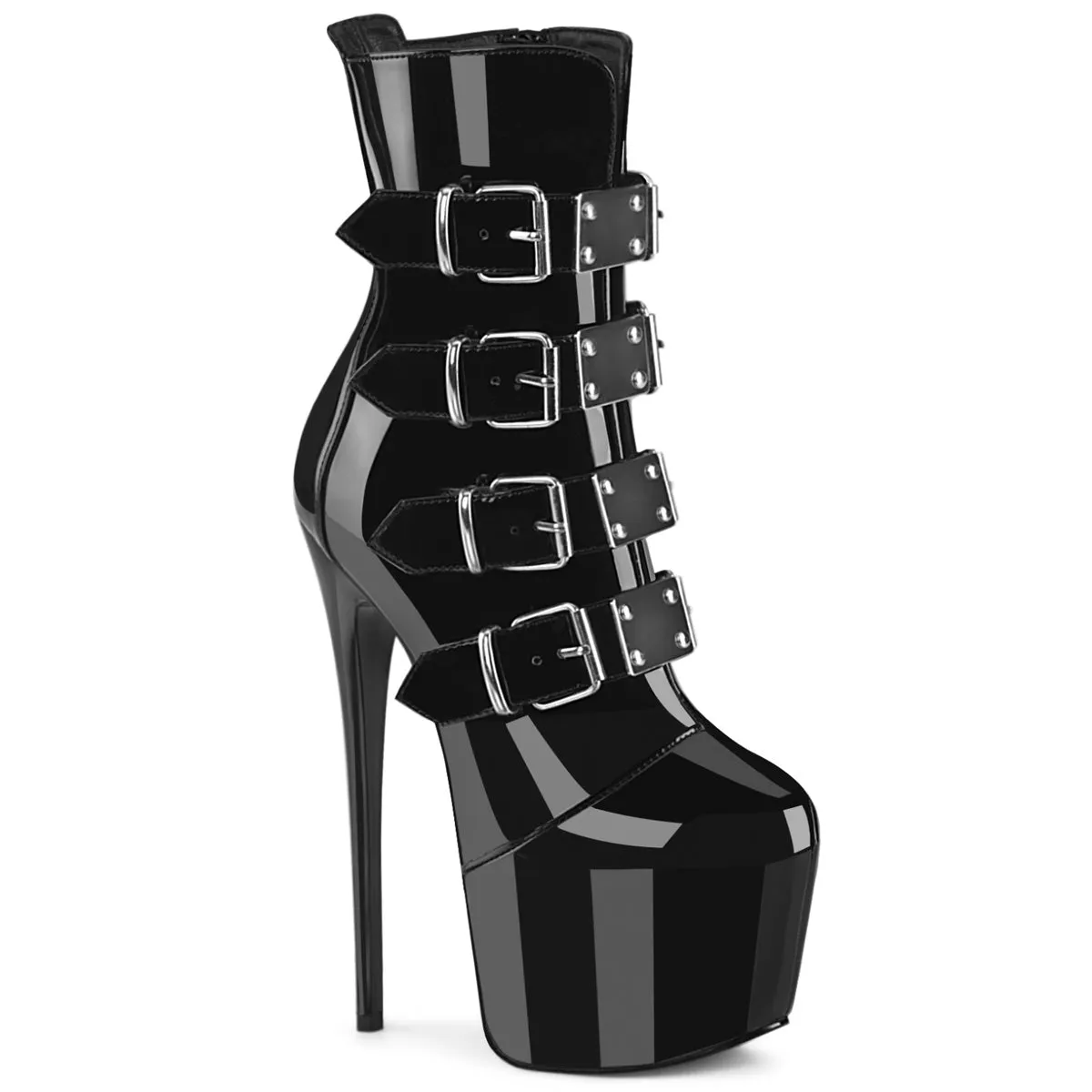 ASICS Shoes Online JUBILANT-1023 Pleaser Black Patent Sexy Platform Shoes (Pole Dancing Heels)
