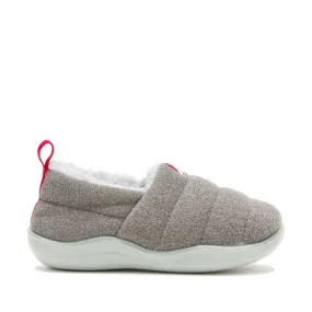 Kamik Charcoal CozyChalet Children's/Youth Slipper Open Toe Fuzzy Slippers