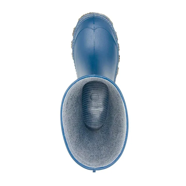 Wide Feet Boots Kamik Light Navy Stomp Children's Rain Boot