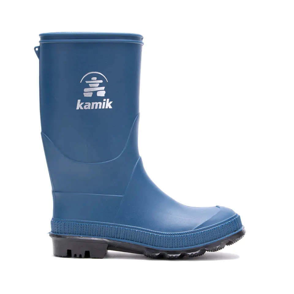 Kamik Light Navy Stomp Children's Rain Boot Alegria Boots