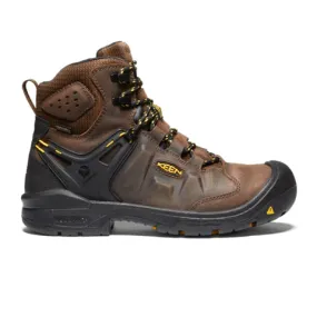 Keen Utility Dover 6" Composite Toe Work Boot (Men) - Dark Earth/Black Best Work Boots For Engineers